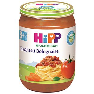 HiPP 8M+ Spaghetti Bolognaise 190GR