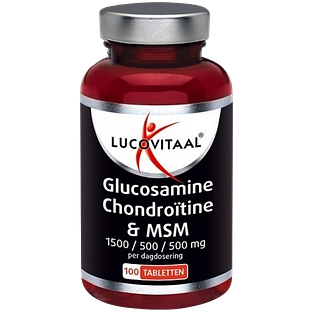 Lucovitaal Glucosamine Chondroïtine en MSM Tabletten 100TB