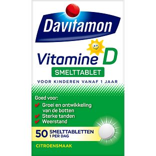 Davitamon Vitamine D Kind Smelttabletten 50TB