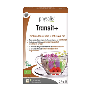 Physalis Transit+ Biokruideninfusie Zakjes 20ZK