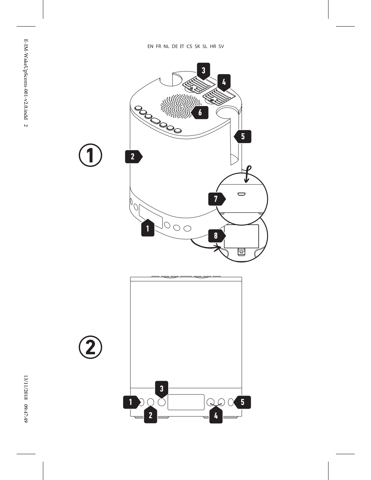 Wake-Up Light Scents afbeelding van document #2, instructions