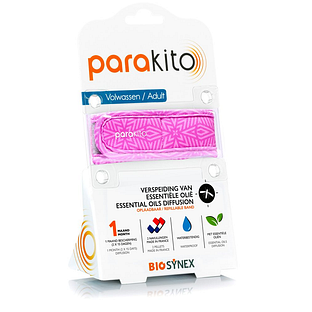 ParaKito Anti-Muggen Armband Violet Volwassenen 1ST ParaKito Anti-Muggen Armband Violet Volwassenen 1ST