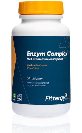 Fittergy Enzym Complex met Bromelaïne en Papaïne Tabletten afbeelding
