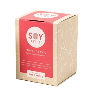 Soylites Soycandle Indulgence - Vanilla, Ginger & Grapefruit 220ML Soylites Soycandle Indulgence - Vanilla, Ginger & Grapefruit 220ML