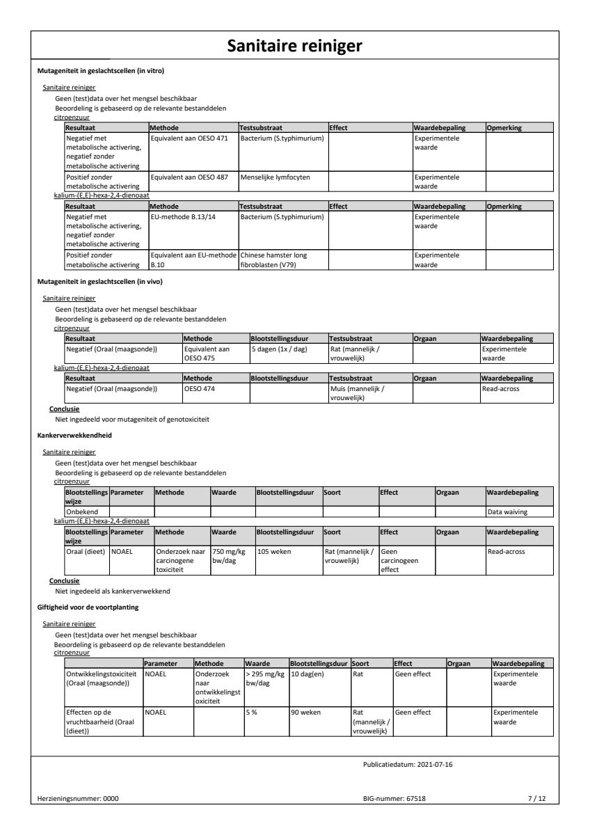 Badkamer Reiniger Navulling afbeelding van document #7, leaflet