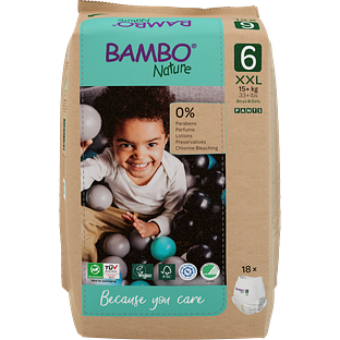 Bambo Nature Maat 6 Luierbroekjes XXL 18ST