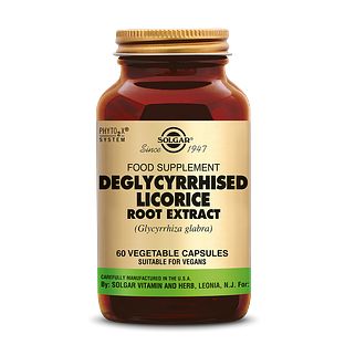 Solgar Deglycyrrhised Licorice (Zoethout) Root Extract Capsules 60VCP