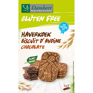 Damhert Gluten Free Haverkoekjes Chocolade 165GR
