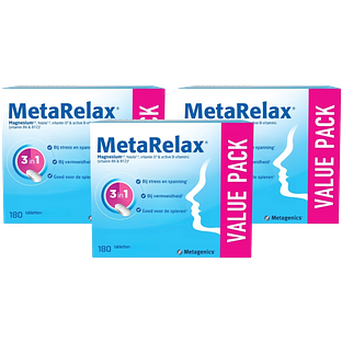 Metagenics MetaRelax Tabletten Multiverpakking 3x180TB