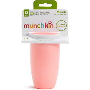 Munchkin Miracle 360° Beker Roze 296ML