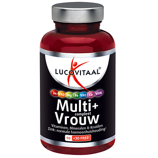 Lucovitaal Multi+ Compleet Vrouw Tabletten 120TB