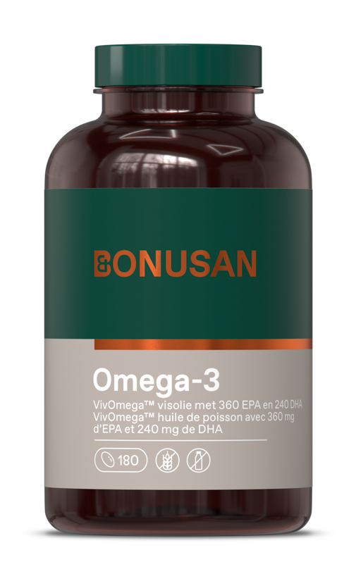 Bonusan Omega-3 360mg EPA 240mg DHA Softgels 180SG