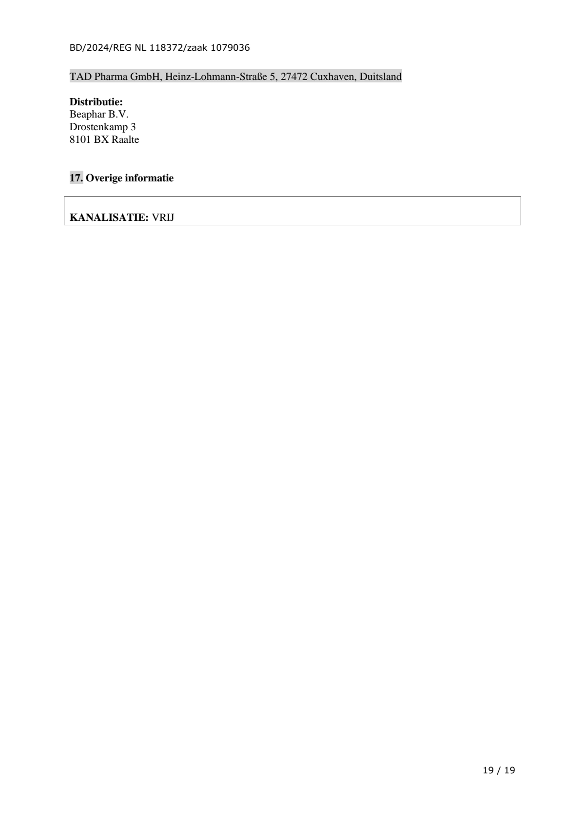 Wormmiddel all-in-one Kat afbeelding van document #19, leaflet