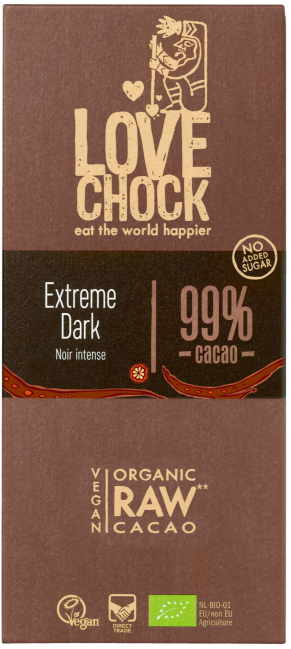Lovechock Extreme Dark 99% Cacao afbeelding 1