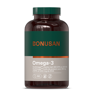 Bonusan Omega-3 360mg EPA 240mg DHA Softgels 180SG