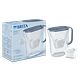 Brita Waterfilterkan Style Essential Cool Stone Blue 2,4LT Verpakking met waterfilterkan ernaast