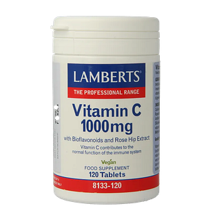 Lamberts Vitamine C 1000mg & bioflavonoïden Tabletten 120TB Lamberts Vitamine C 1000mg & bioflavonoïden Tabletten 120TB