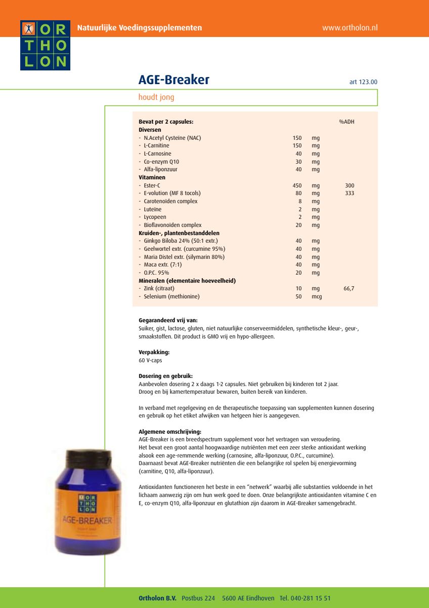 Age Breaker Capsules afbeelding van document #1, info_folder