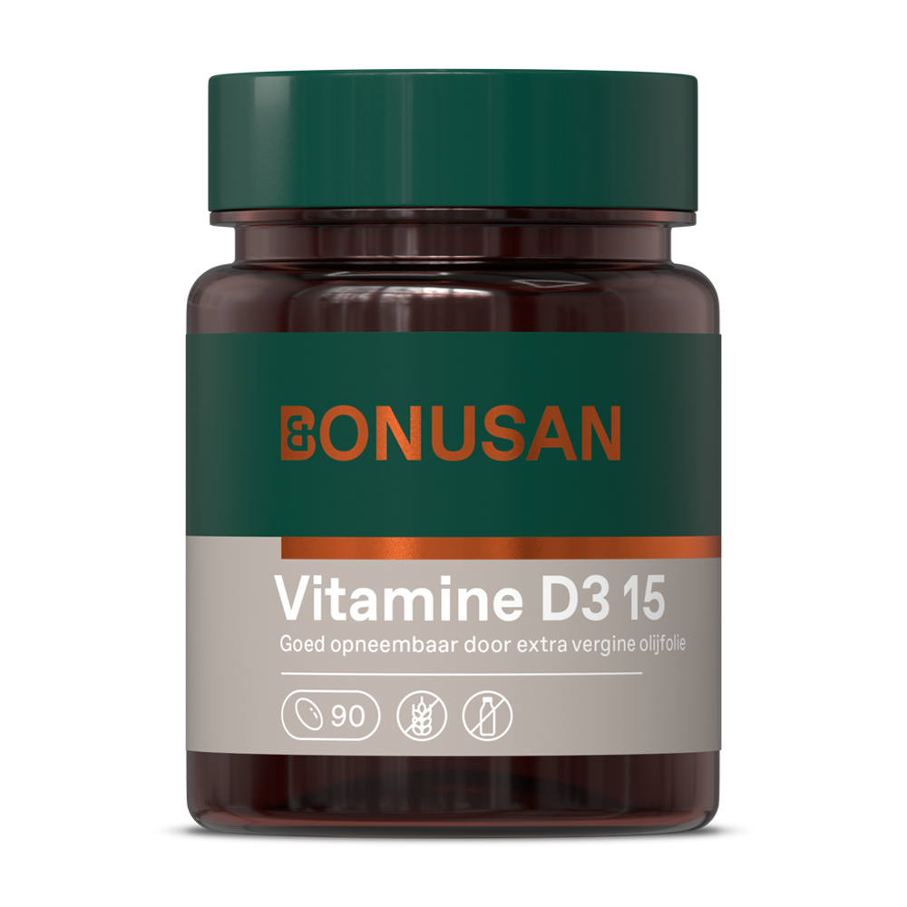 Bonusan Vitamine D3 15 Softgels afbeelding