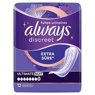 Always Discreet Ultimate Night 12ST