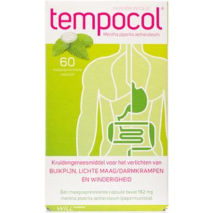 Tempocol Pepermuntolie Capsules 60CP