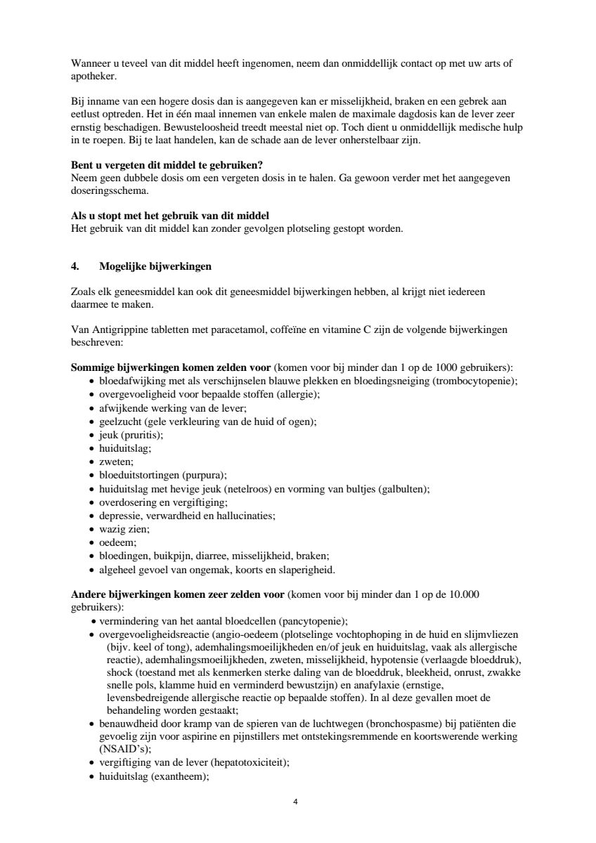 Tabletten afbeelding van document #4, leaflet