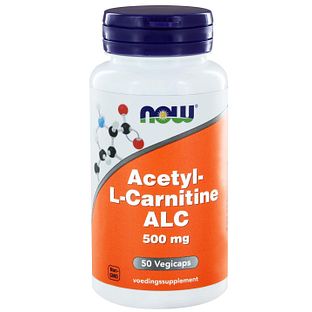 NOW Acetyl L-Carnitine 500mg Capsules 50ST NOW Acetyl L-Carnitine 500mg Capsules 50ST