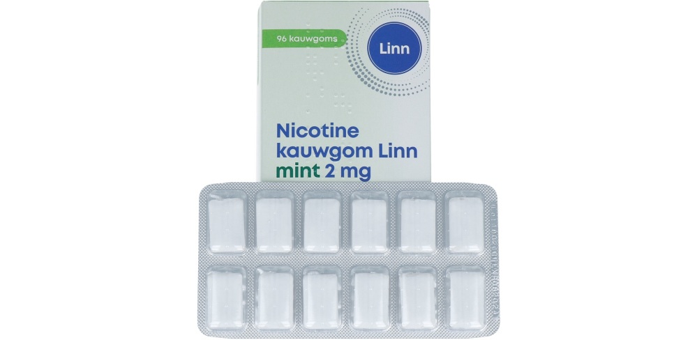 Linn Nicotine Kauwgom Mint 2mg afbeelding