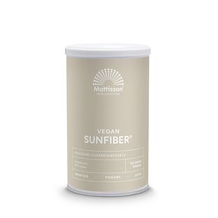 Mattisson HealthStyle Vegan Sunfiber 87% Vezels 125GR Mattisson HealthStyle Vegan Sunfiber 87% Vezels 125GR