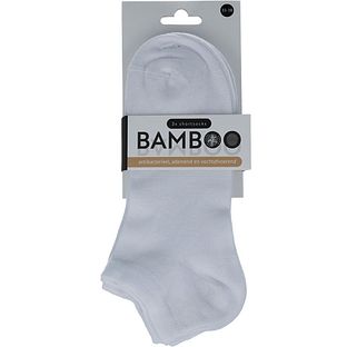 Naproz Bamboo Airco Shortsokken 3-Pack Wit 35-38 3PR