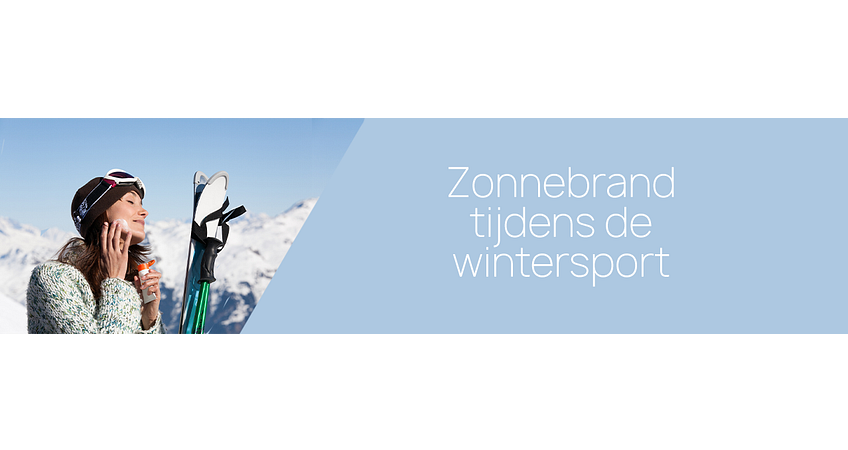 Zonnebrand voor wintersport