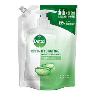 Dettol Refill Handzeep Hydrating Aloe Vera 500ML