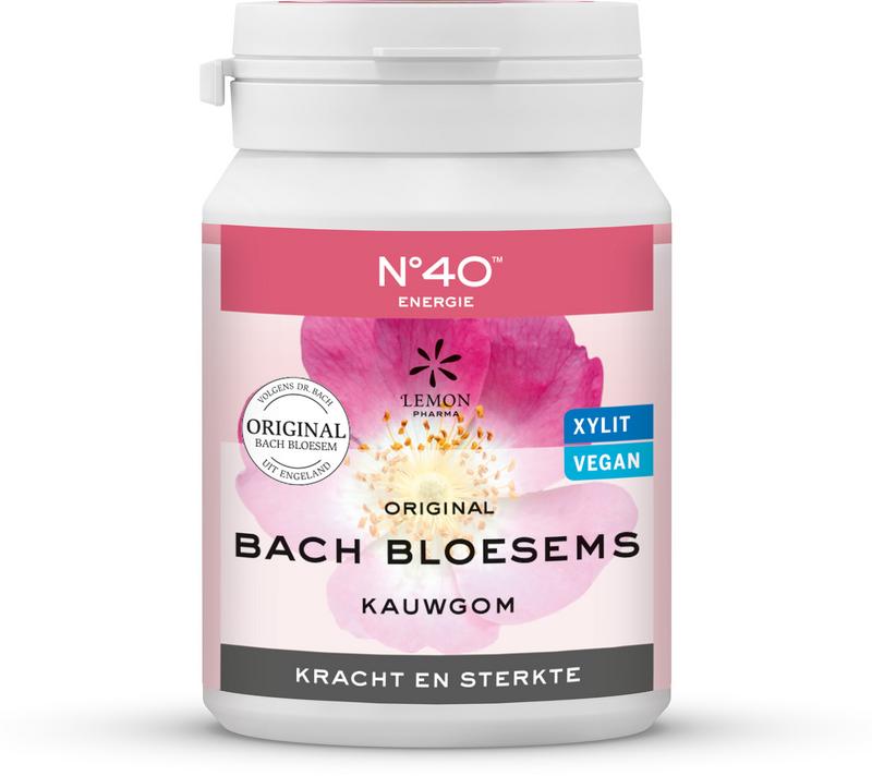 Lemon Pharma Bach Bloesem Kauwgom No40 Energie afbeelding 1