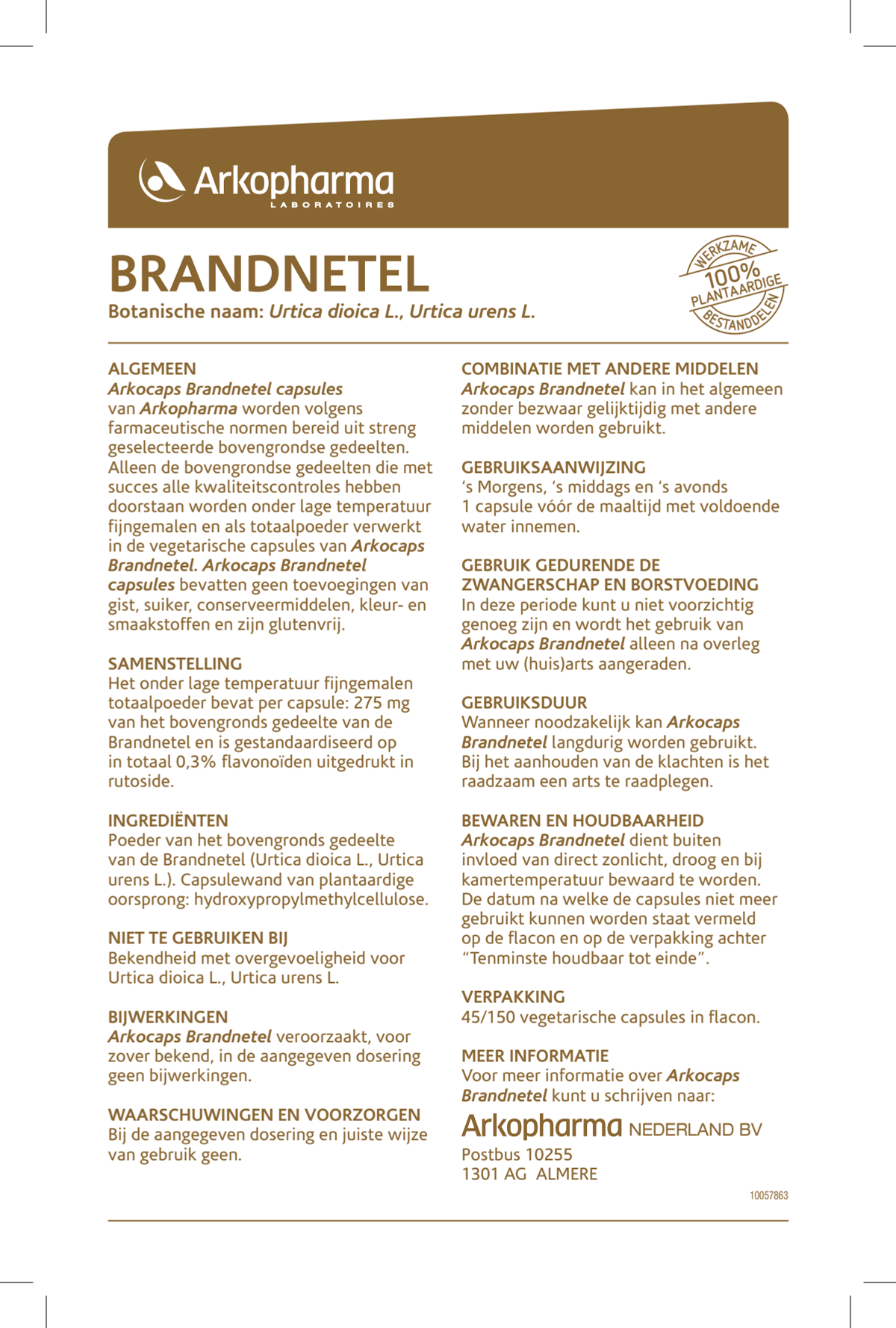 Brandnetel Capsules afbeelding van document #1, instructions
