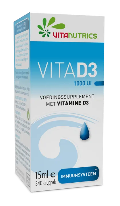 Vitanutrics VitaD3 1000UI Druppels