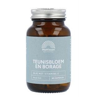 Mattisson HealthStyle Teunisbloem en Borage Capsules 60CP Mattisson HealthStyle Teunisbloem en Borage Capsules 60CP