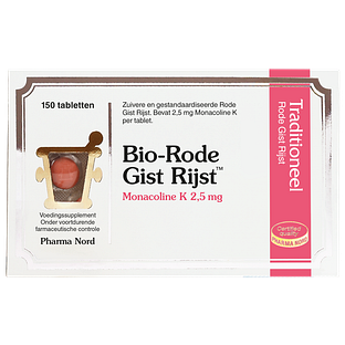 Pharma Nord Bio-Rode Gist Rijst Tabletten 150TB