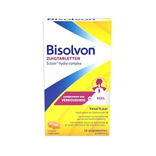Bisolvon Ectoin Hydro Complex Zuigtabletten 16ZTB