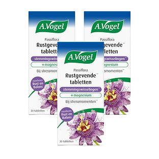 A.Vogel Passiflora Rustgevende * Tabletten Stemmingswisselingen * Multiverpakking 3x30TB