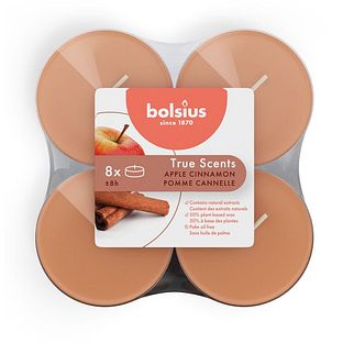 Bolsius True Scents Apple Cinnamon Maxi Waxine 8ST Bolsius True Scents Apple Cinnamon Maxi Waxine 8ST