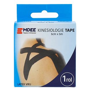 Emdee Kinesiologie Tape Black 1ST