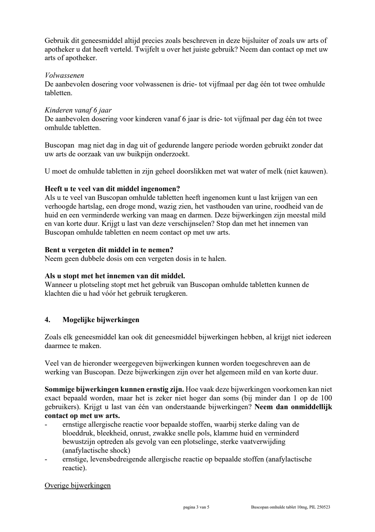 10mg Tabletten afbeelding van document #3, leaflet