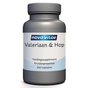 Nova Vitae Valeriaan & Hop Capsules 200CP