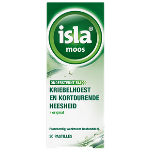 isla Moos Keelpastilles - bij kriebelhoest en kortdurende heesheid 30ST