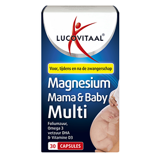 Lucovitaal Magnesium Mama & Baby Multi Capsules 30CP Lucovitaal Magnesium Mama & Baby Multi Capsules 30CP