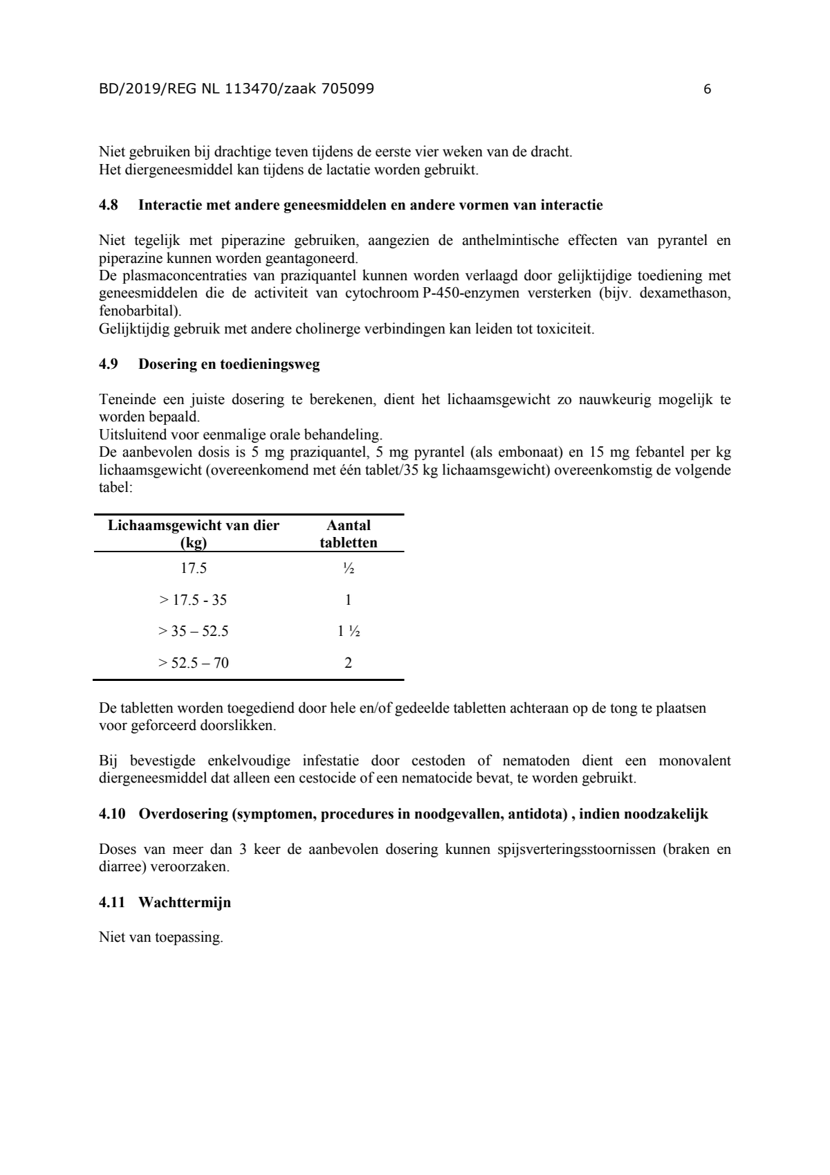 Wormtabletten all-in-one Honden vanaf 17.5KG afbeelding van document #6, leaflet