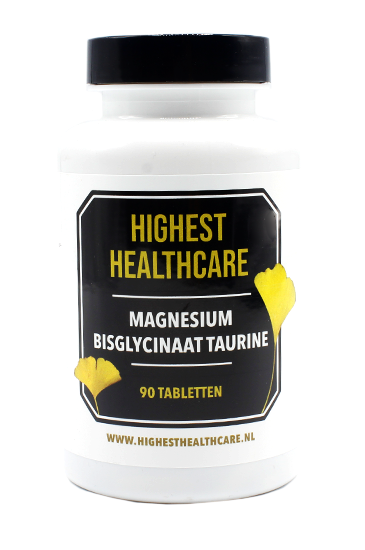 Highest Healthcare Magnesium Bisglycinaat Taurine Tabletten afbeelding 1