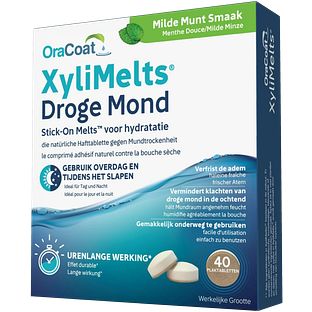 OraCoat Xylimelts voor Droge Mond Milde Munt 40ST