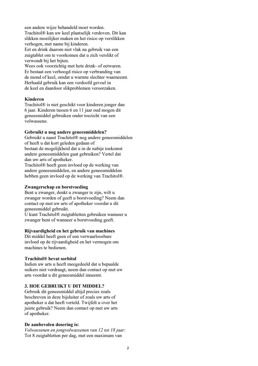Zuigtabletten - bij beginnende keelpijn afbeelding van document #2, leaflet