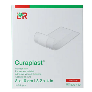 L&R Curaplast Wondpleisters Sensitive 8 x 10 cm 10ST L&R Curaplast Wondpleisters Sensitive 8 x 10 cm 10ST